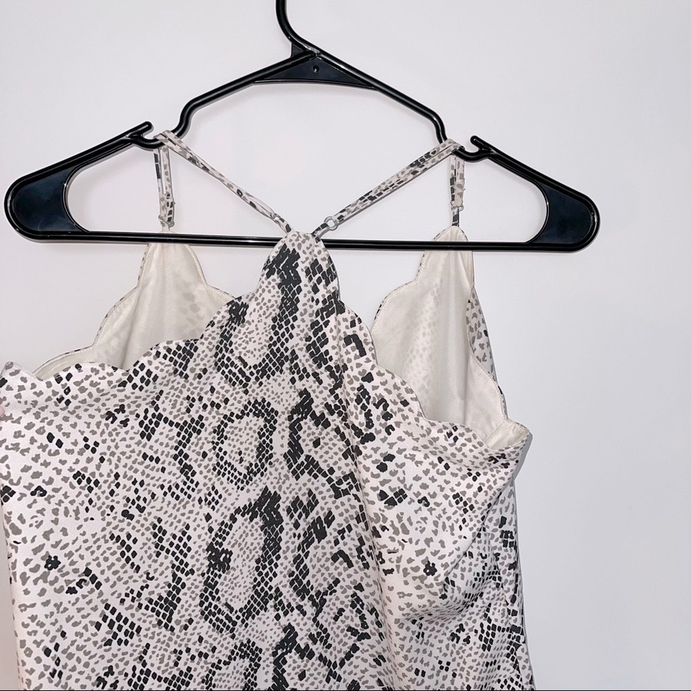 JCREW Racerback Snake Skin pattern blouse - Picture 3 of 5